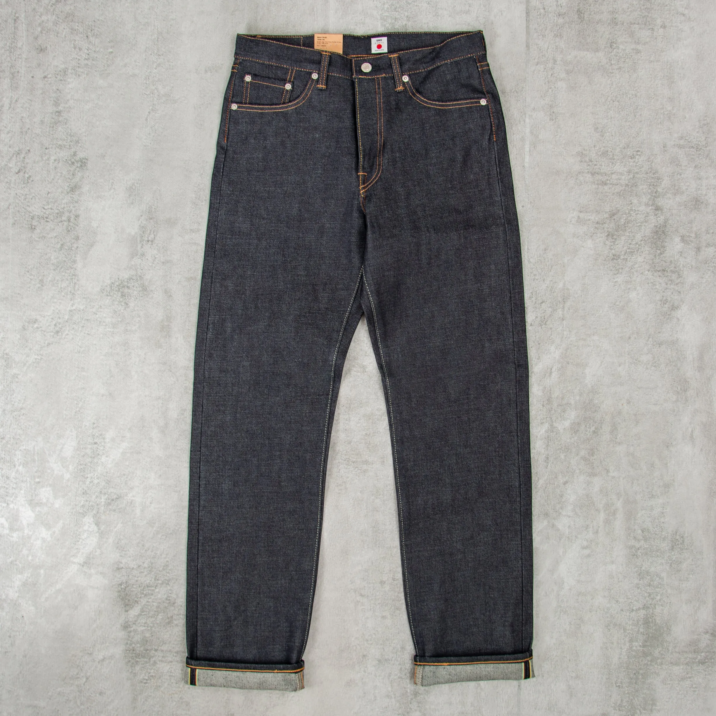 Edwin Regular Straight Jeans - Rainbow Dark Pure Indigo Unwashed