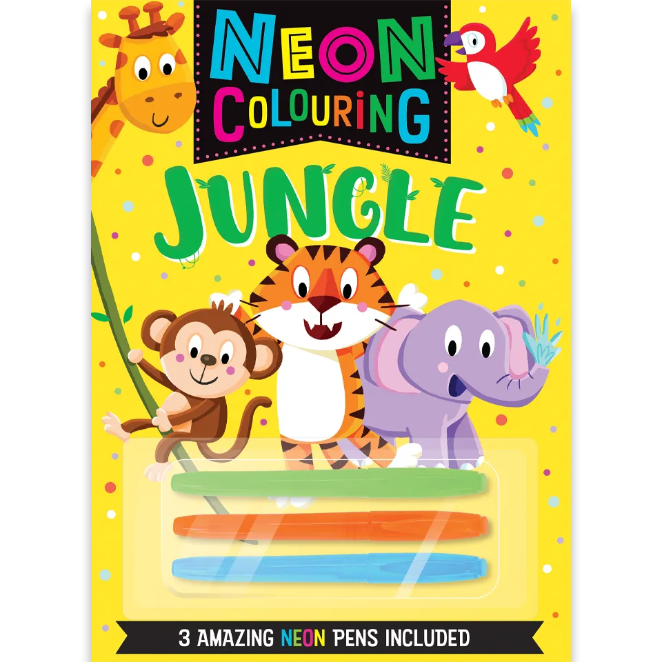 Enchanted Tales & Jungle Rhythms Colouring Book Bundle