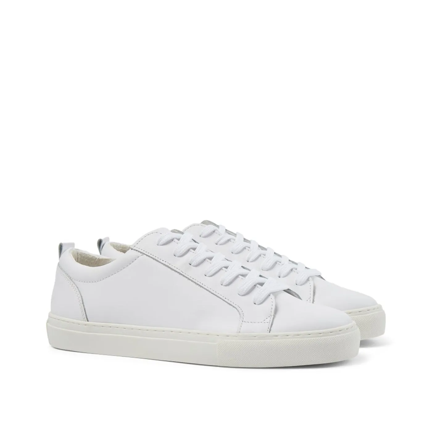 Ethan sneaker leather - WHITE