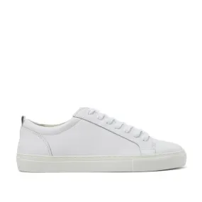 Ethan sneaker leather - WHITE