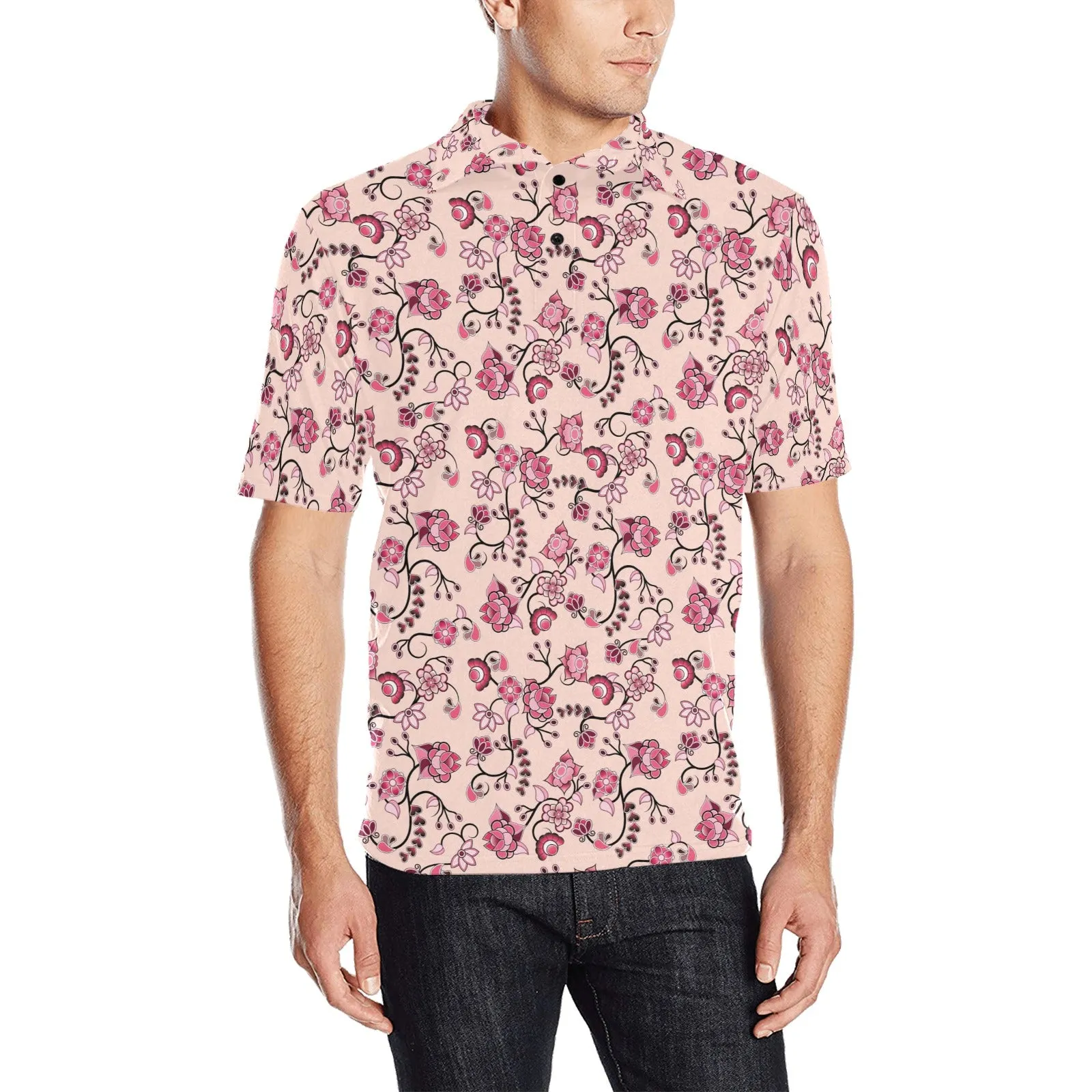 Floral Amour Polo Shirt