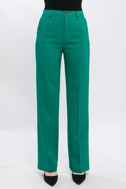 *Formal Straight Leg Blazer Pants