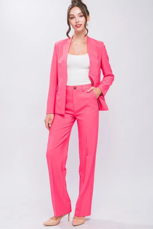 *Formal Straight Leg Blazer Pants