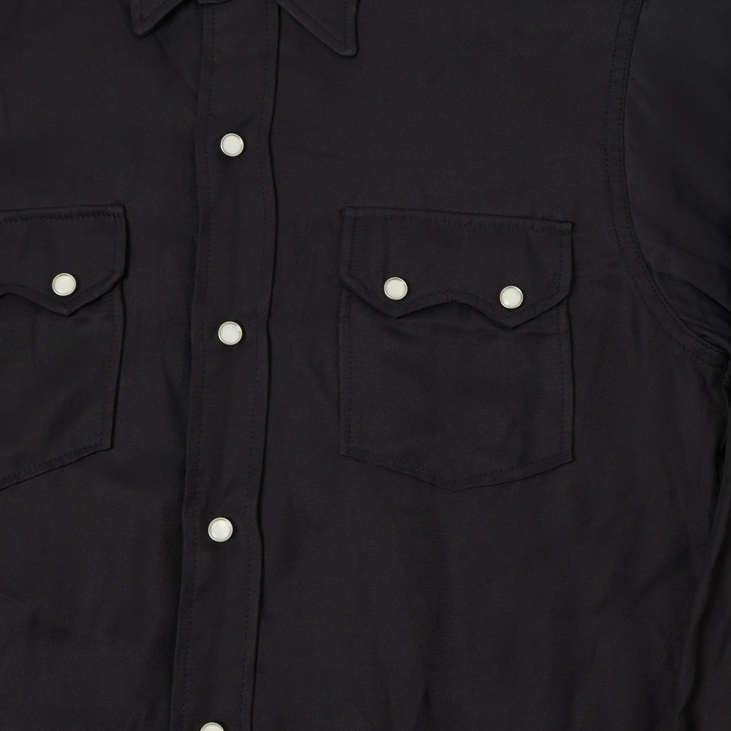 Freewheelers 'Rebellion' 1950s Western Shirt - Black