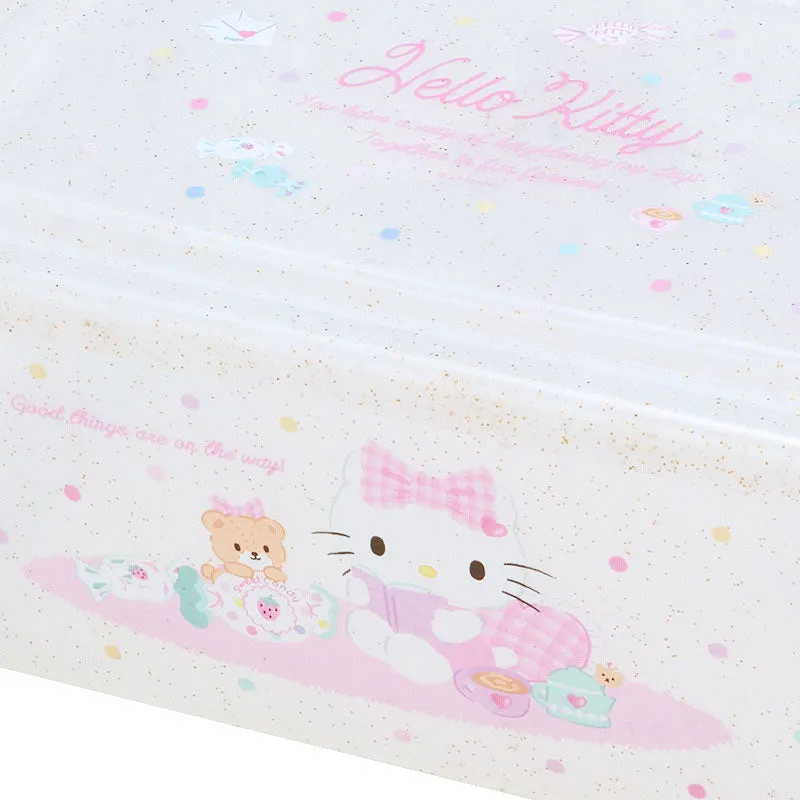 Hello Kitty Glitter Snap Storage Box