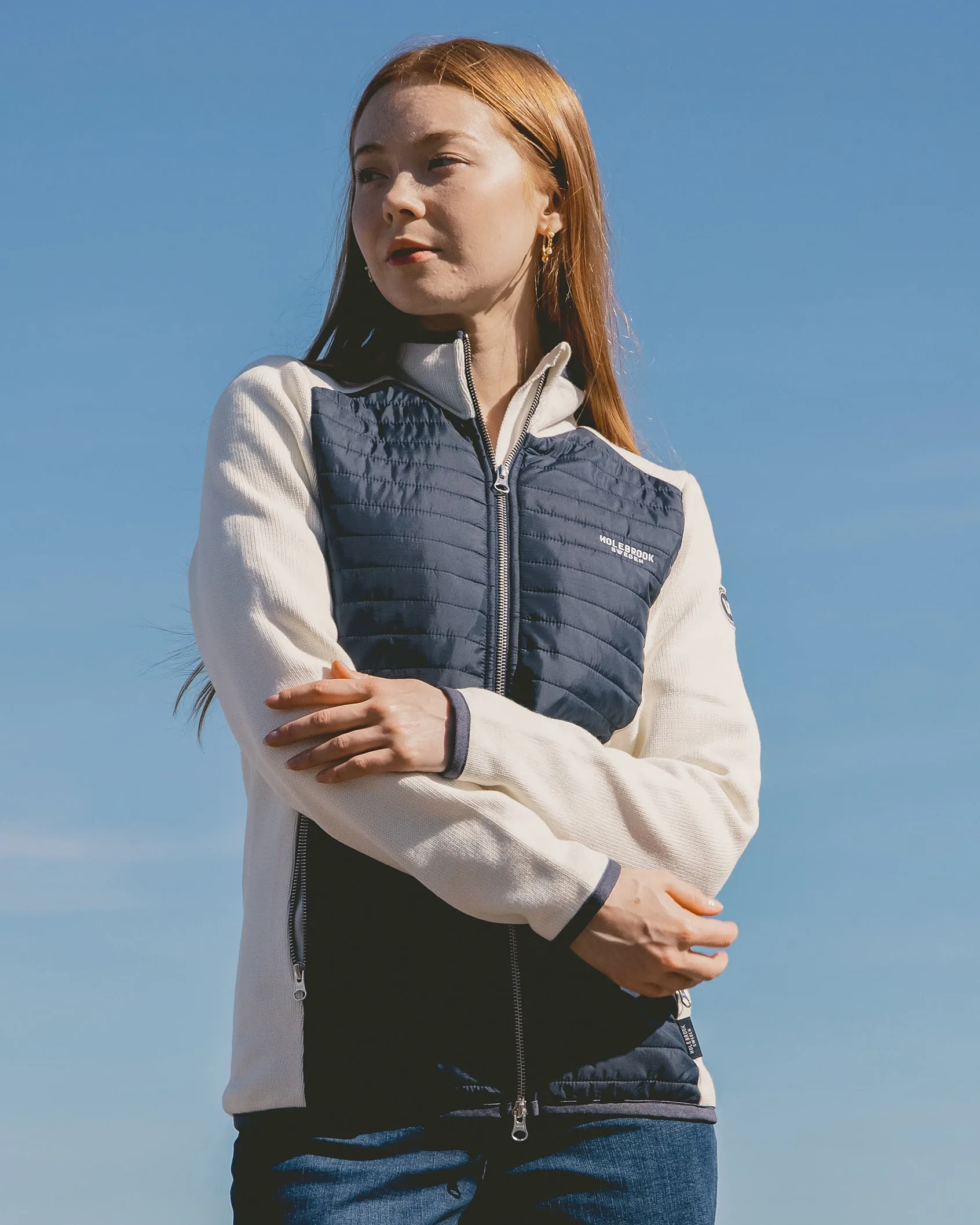 Holebrook Mimmi Windproof off white & navy