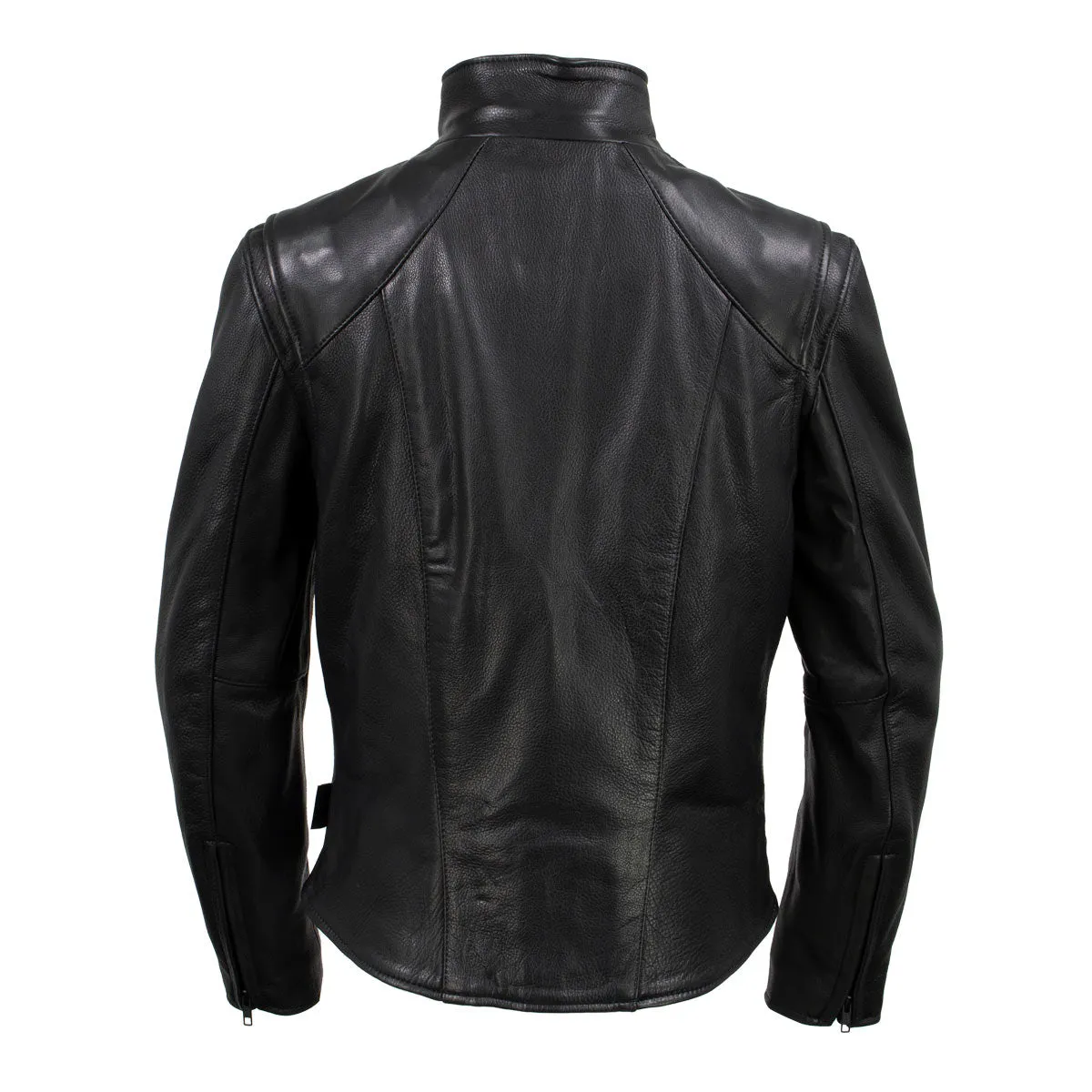 Hot Leathers JKL5003 USA Made Women's 'Serene' Black Clean Cut Premium Leather Jacket