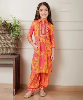 Indian Style Co-Ord Set for Girls