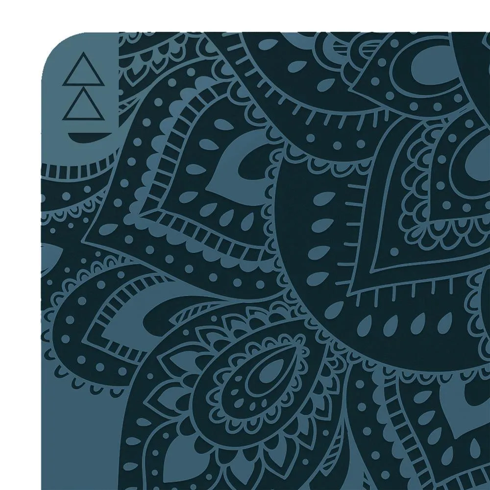 Infinity Yoga Mat - 5mm - Mandala Teal - Designed Yoga Mat for creative yogis