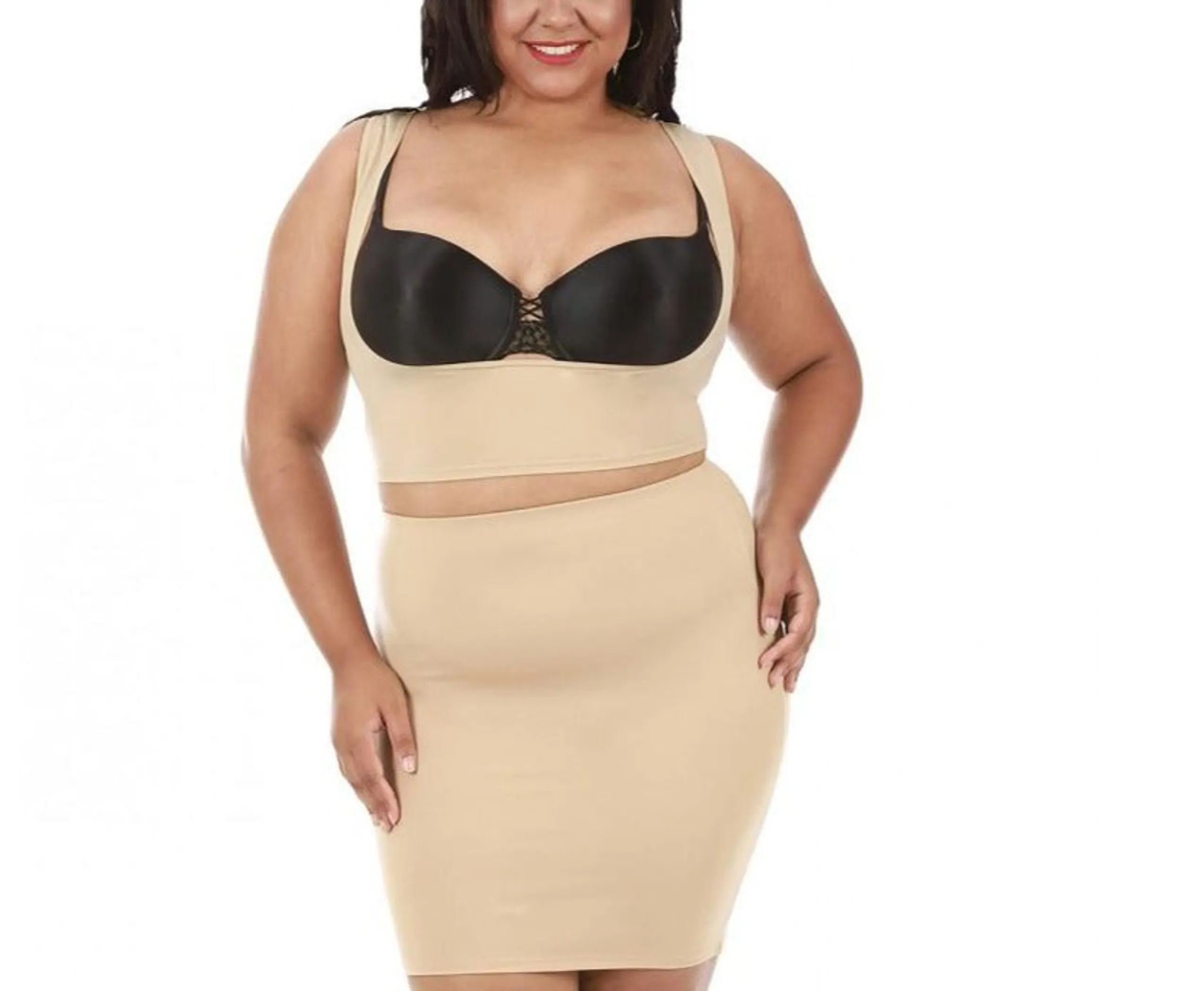 InstantFigure Curvy Shapewear Slip Skirt - Pack Of: 1