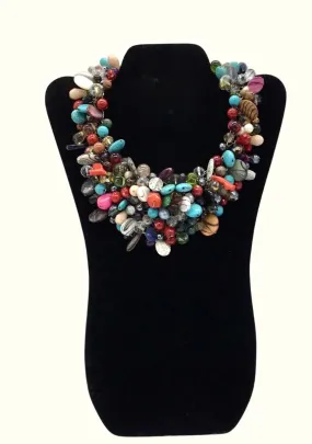 Jackie Jones Multicolor Collar Necklace