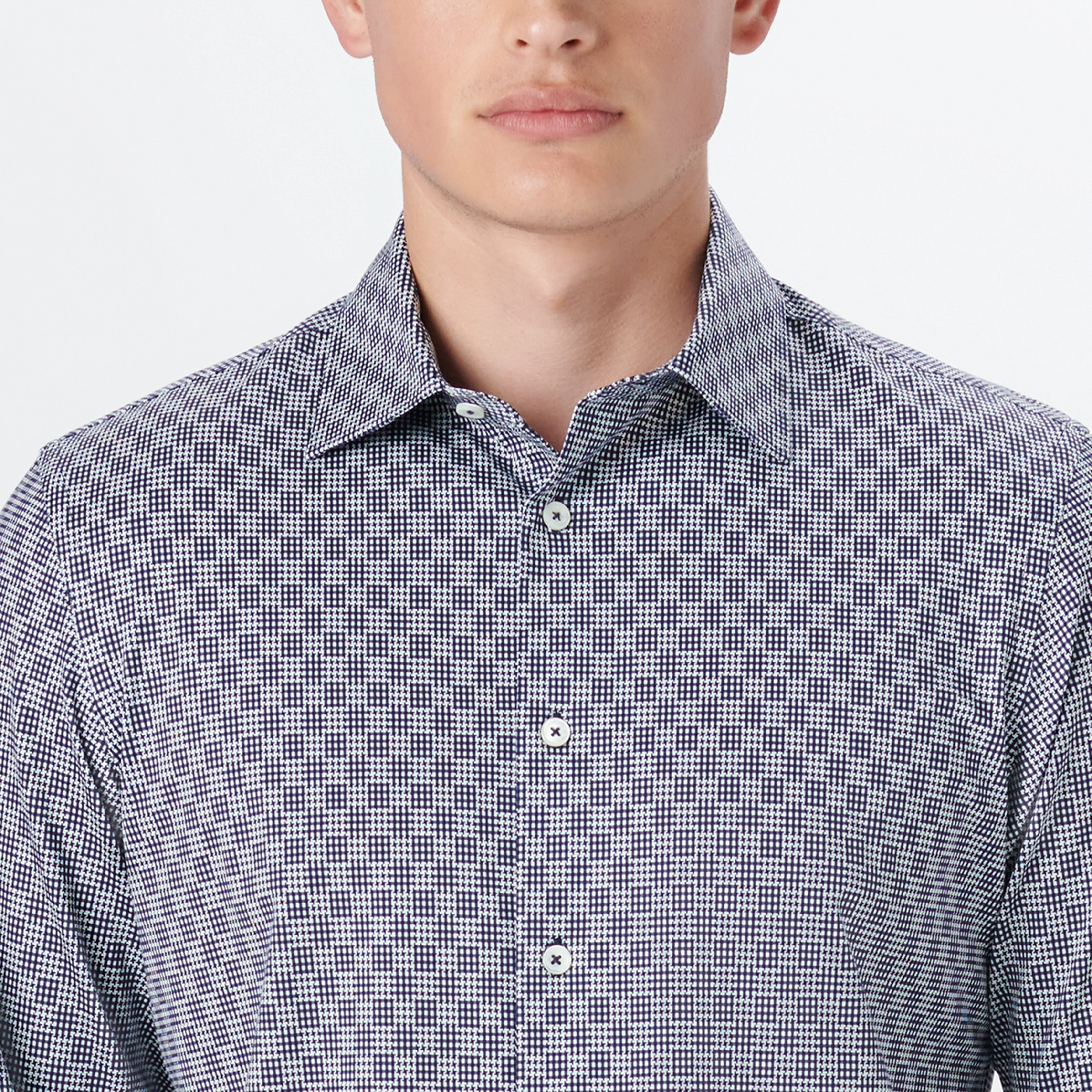 JAMES Mixed Check OoohCotton Shirt