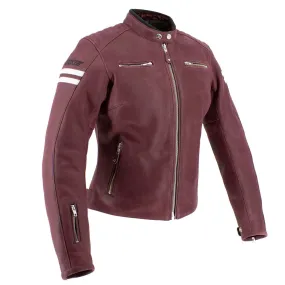 Joe Rocket Ladies Classic '92 Leather Jacket Ox Blood/Cream