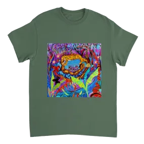 John Dyer Unisex Rainforest Art T-Shirt. Amazon Rainforest Spiritual Animals.