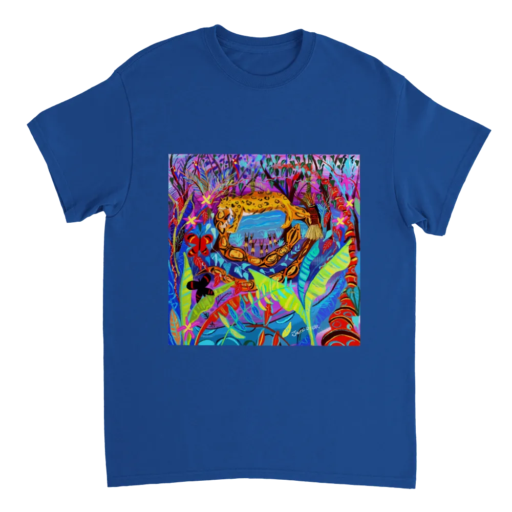 John Dyer Unisex Rainforest Art T-Shirt. Amazon Rainforest Spiritual Animals.