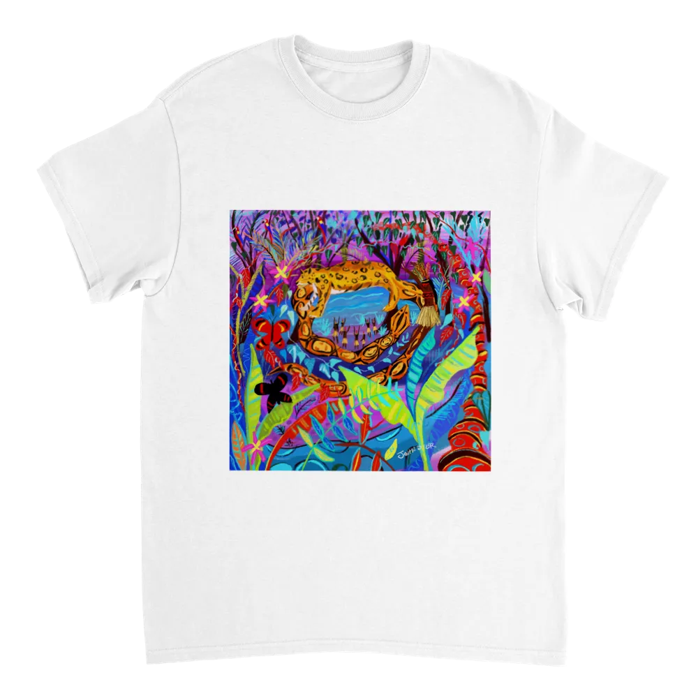 John Dyer Unisex Rainforest Art T-Shirt. Amazon Rainforest Spiritual Animals.