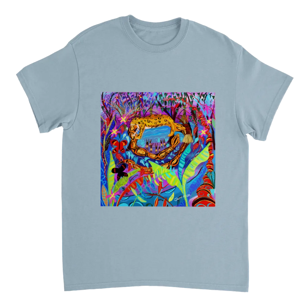 John Dyer Unisex Rainforest Art T-Shirt. Amazon Rainforest Spiritual Animals.