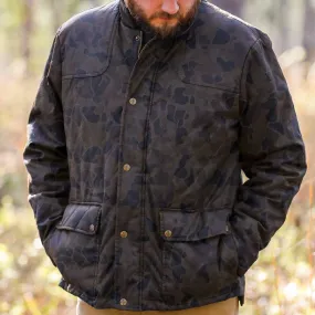 Kevin's Washable Waxed Camo Quilted Men's Jacket