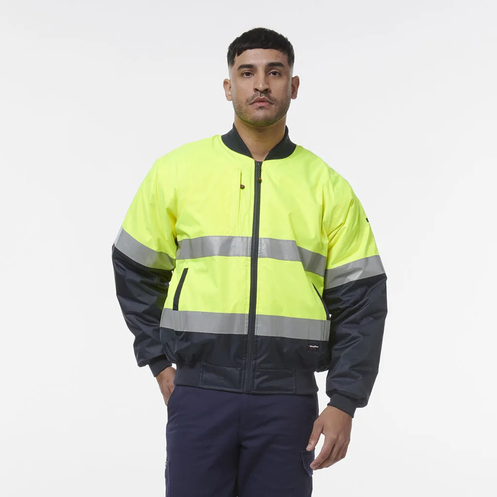 King Gee Hi Vis Reflective Bomber Jacket (K55032)