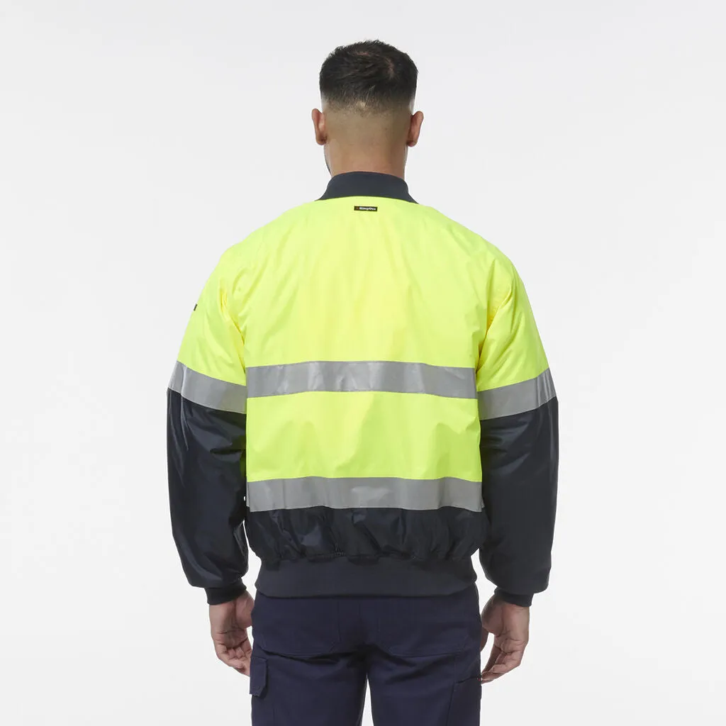 King Gee Hi Vis Reflective Bomber Jacket (K55032)