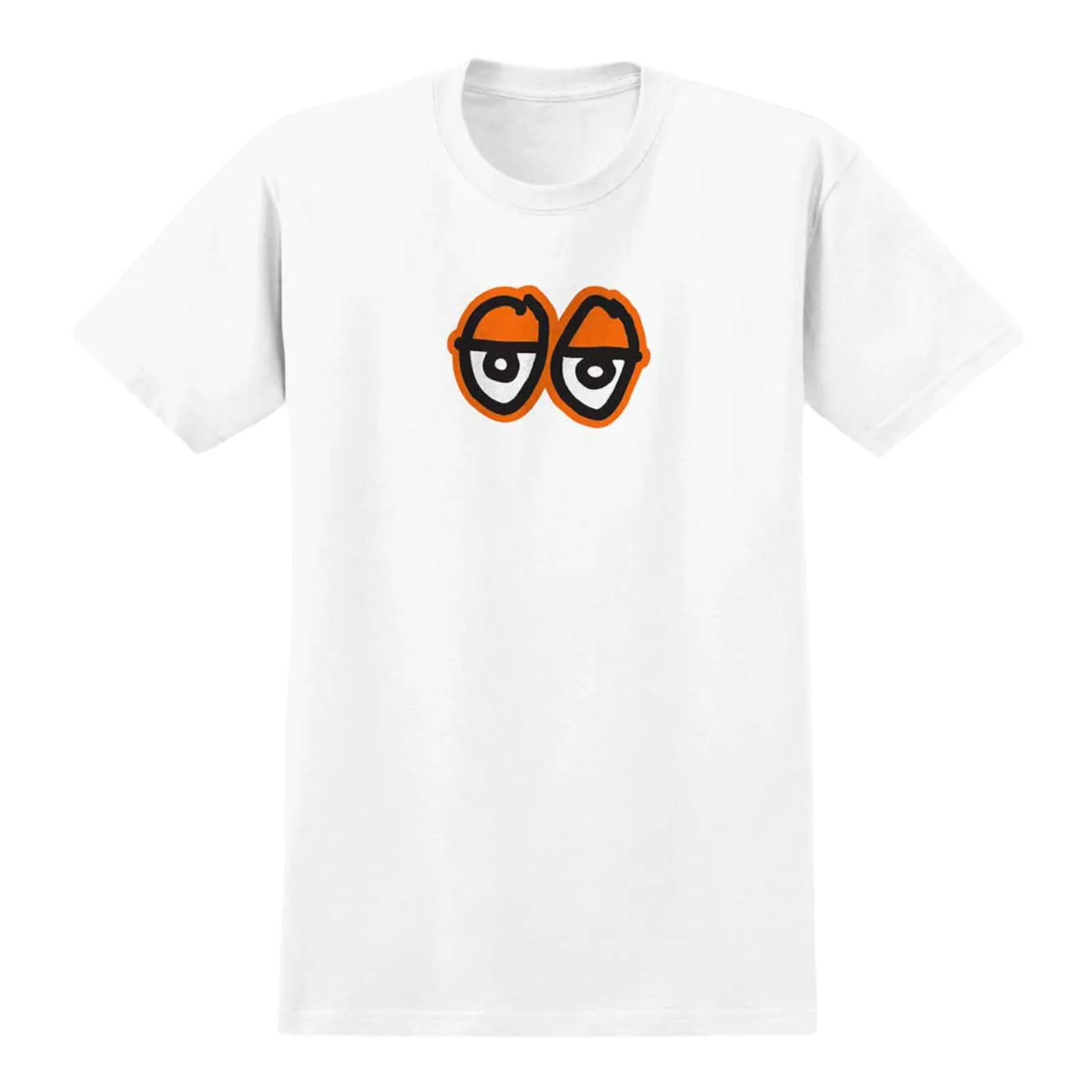 Krooked Eyes LG T Shirt White/Orange