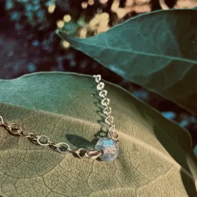 Labradorite Dainty Choker Necklace