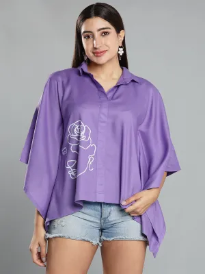 Lavender Kaftan Top - AbstractLady