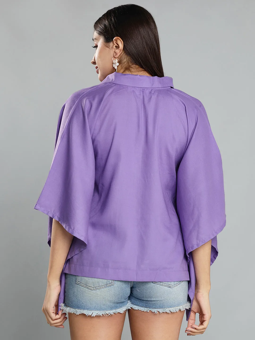 Lavender Kaftan Top - AbstractLady