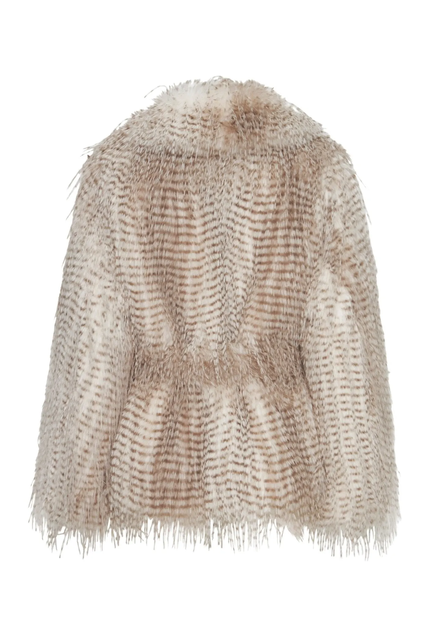 Lavish Short Faux Fur Coat Monica - Beige