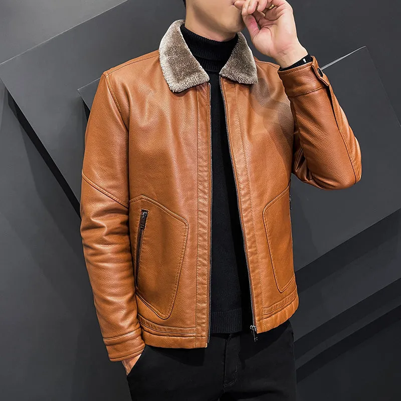 leather jacket for men classic leather jacket stylish jacket