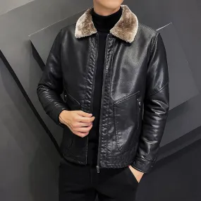 leather jacket for men classic leather jacket stylish jacket