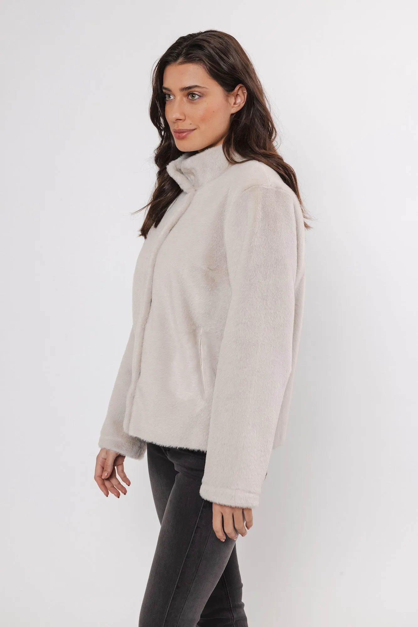 Madai Short Faux Fur Jacket