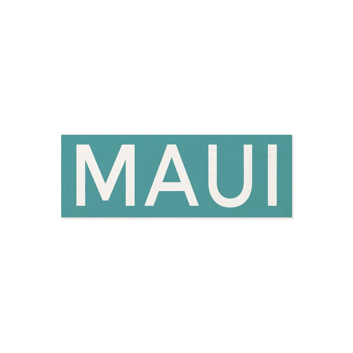 Maui Wood Shape, Teal