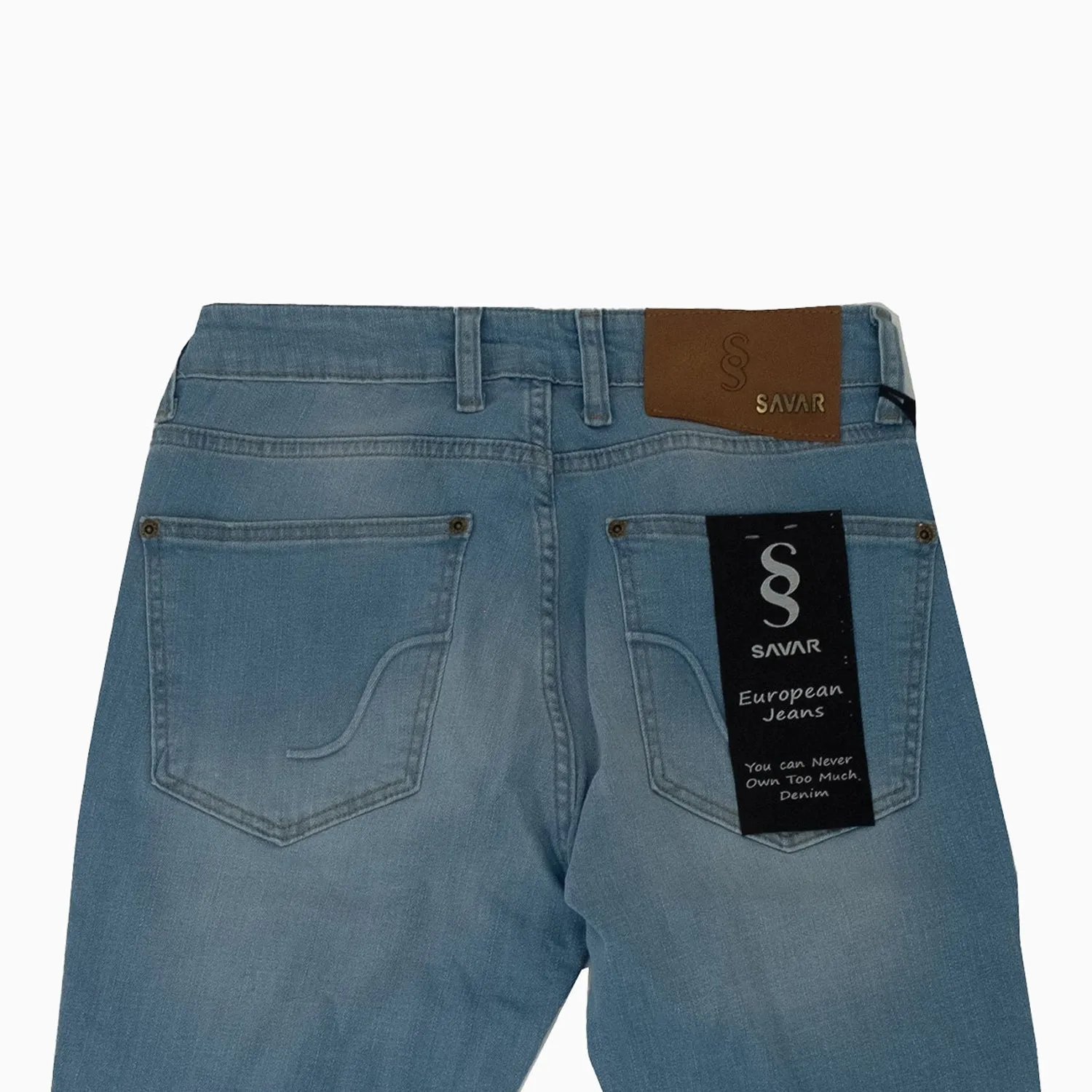 Men's Basic Acid Wash Denim Pant