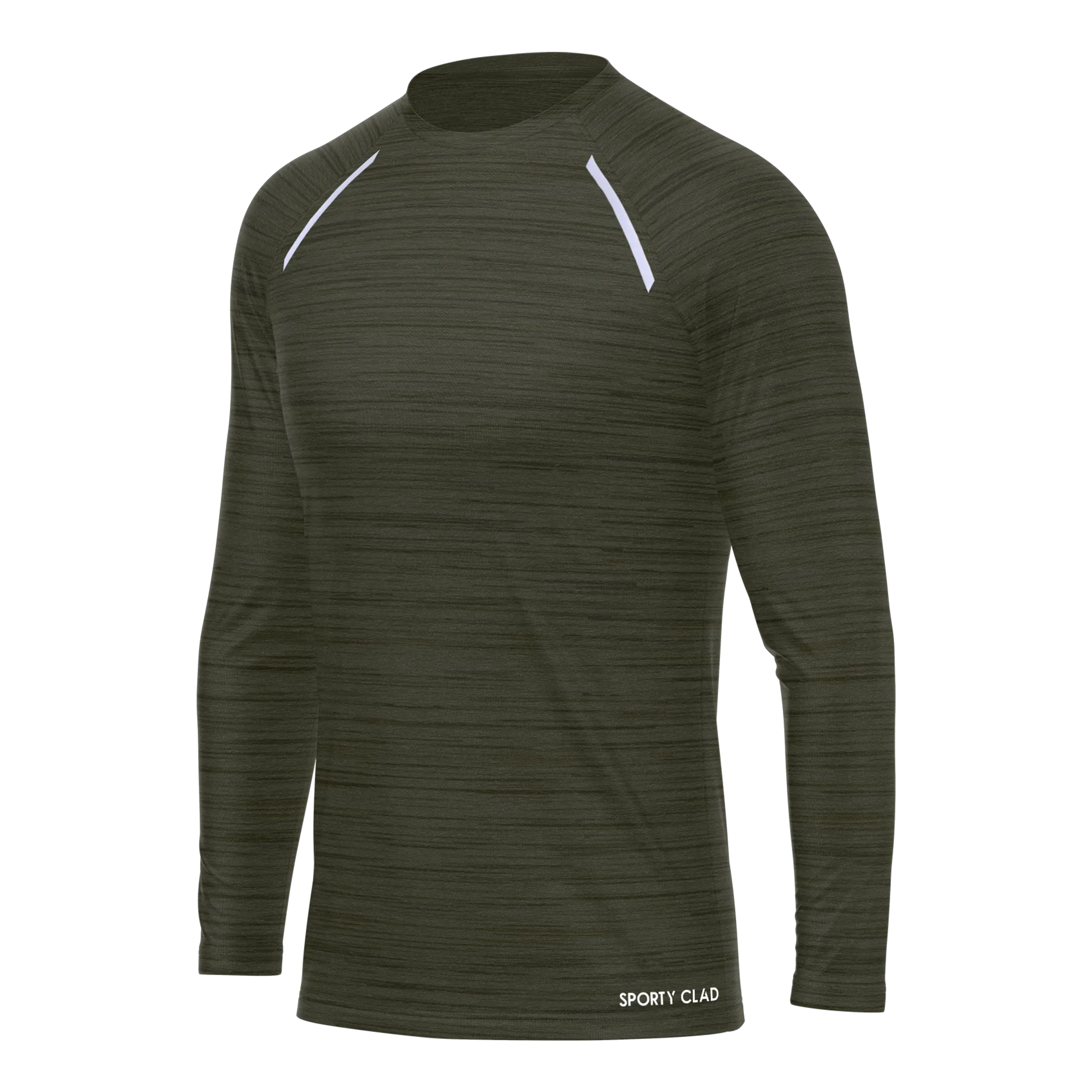 Men's Green Long Sleeve Thermal T-Shirt