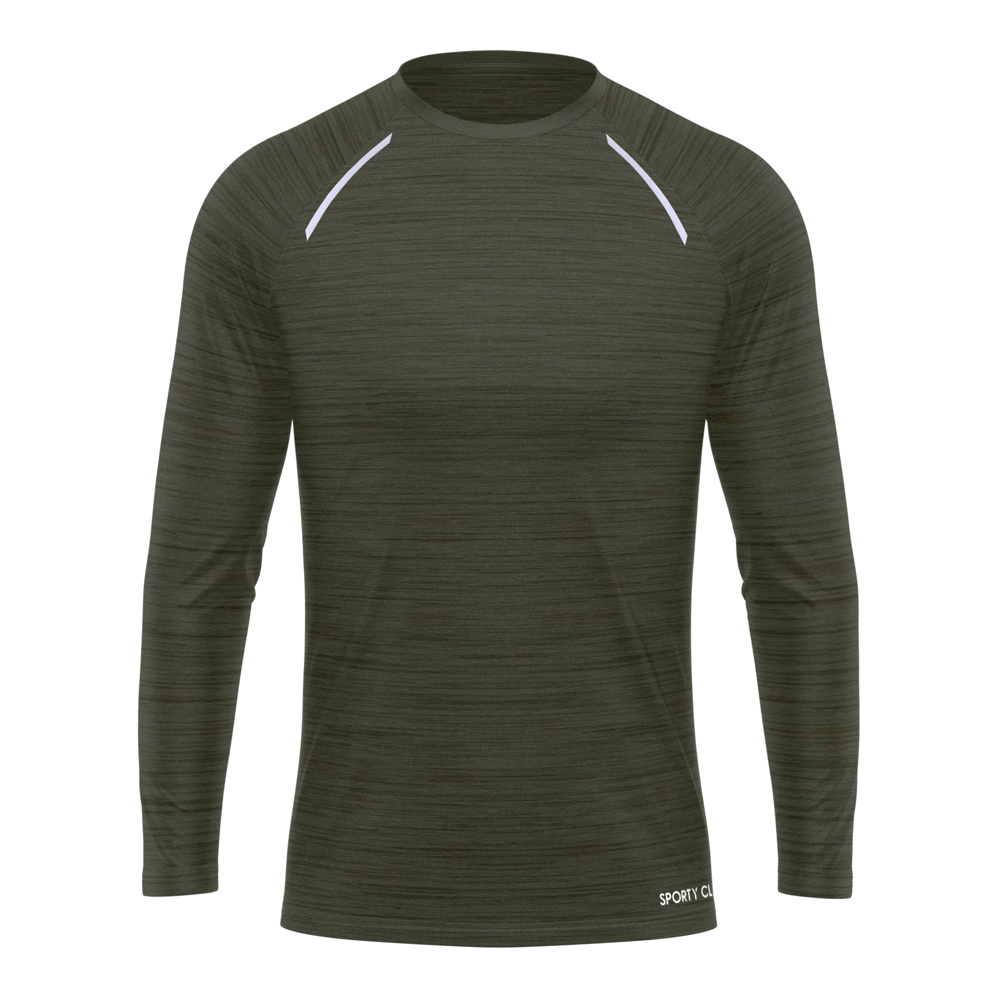 Men's Green Long Sleeve Thermal T-Shirt