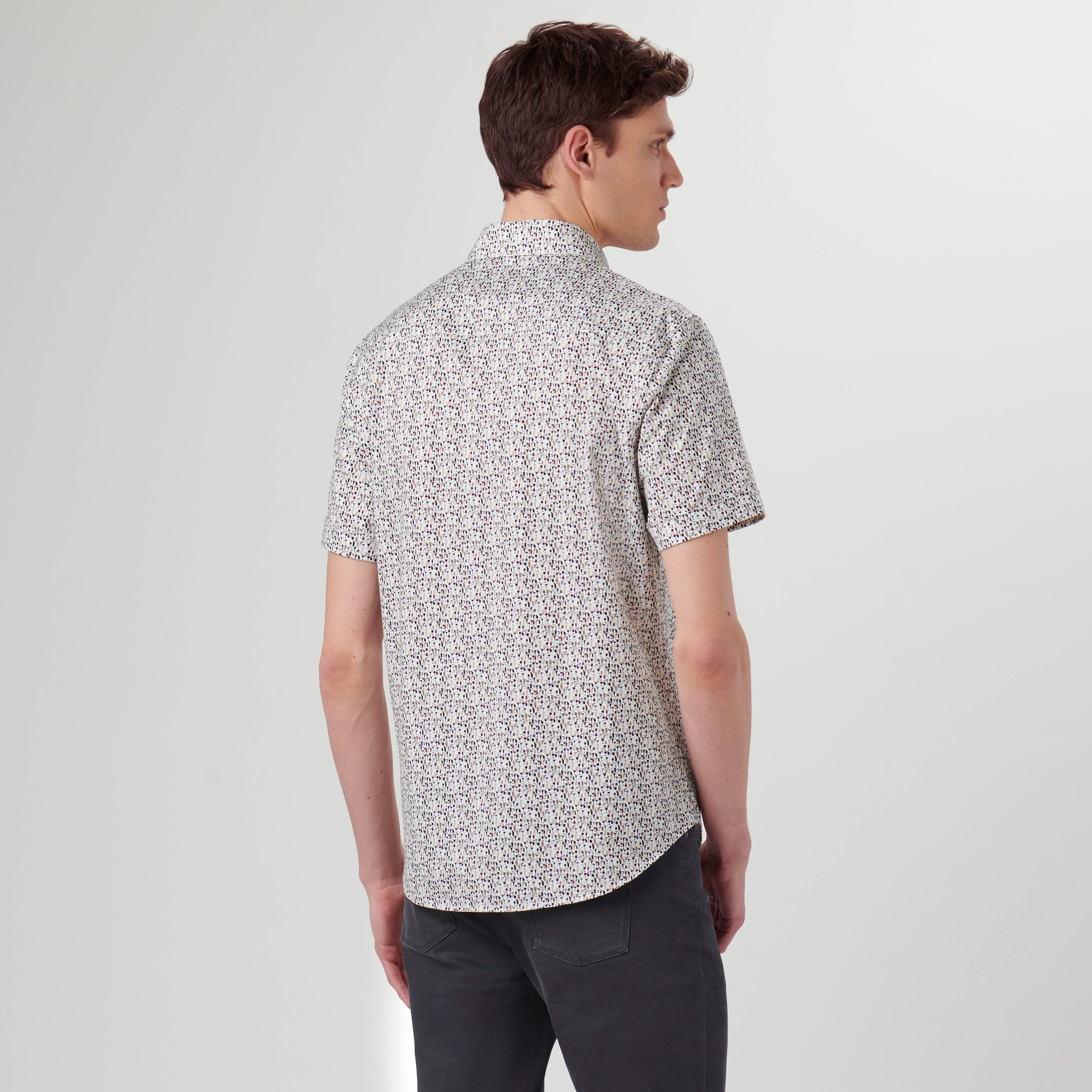 Miles Cocktail Drinks OoohCotton Short Sleeve Shirt