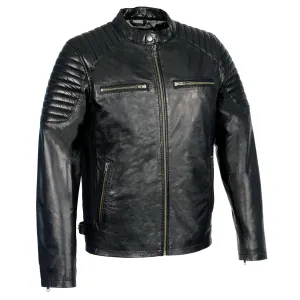 Milwaukee Leather SFM1840 Men's 'Quilted' Black Leather Fashion Jacket