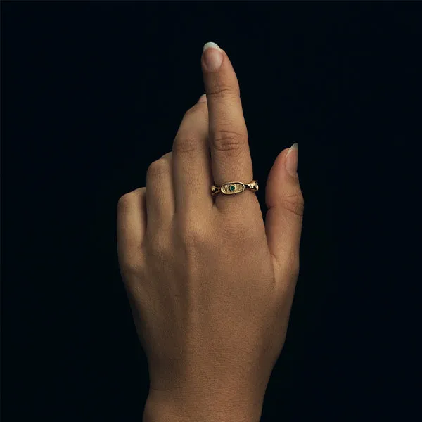 Mira Seal Ring - Gold