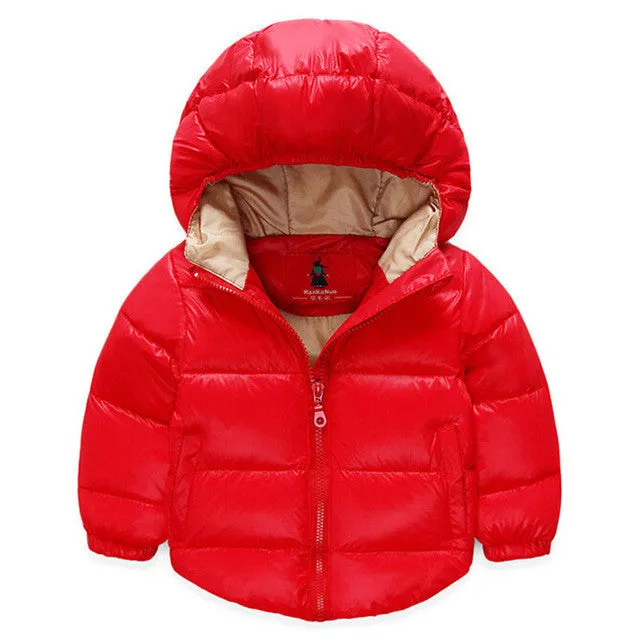 New Baby Boy Coat&Outwear Children Winter Jacket&Coat Boy Jacket Baby Girls Coat Warm Hooded Children Clothing Kids clothes