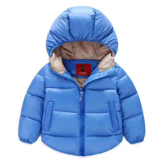 New Baby Boy Coat&Outwear Children Winter Jacket&Coat Boy Jacket Baby Girls Coat Warm Hooded Children Clothing Kids clothes