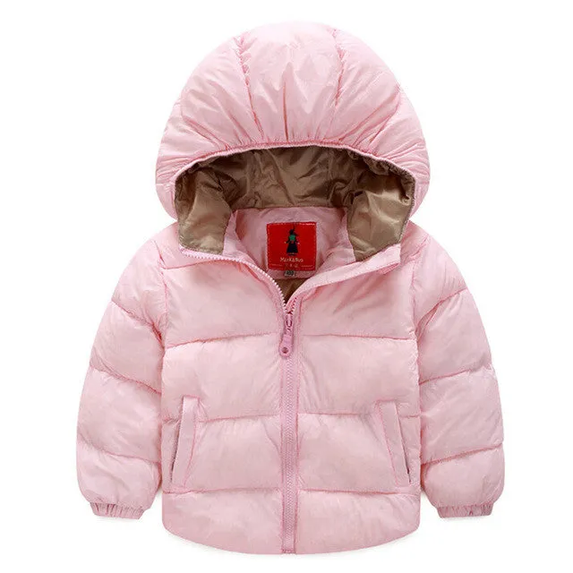 New Baby Boy Coat&Outwear Children Winter Jacket&Coat Boy Jacket Baby Girls Coat Warm Hooded Children Clothing Kids clothes