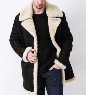 New Thickened Fur One-piece Men's Coat