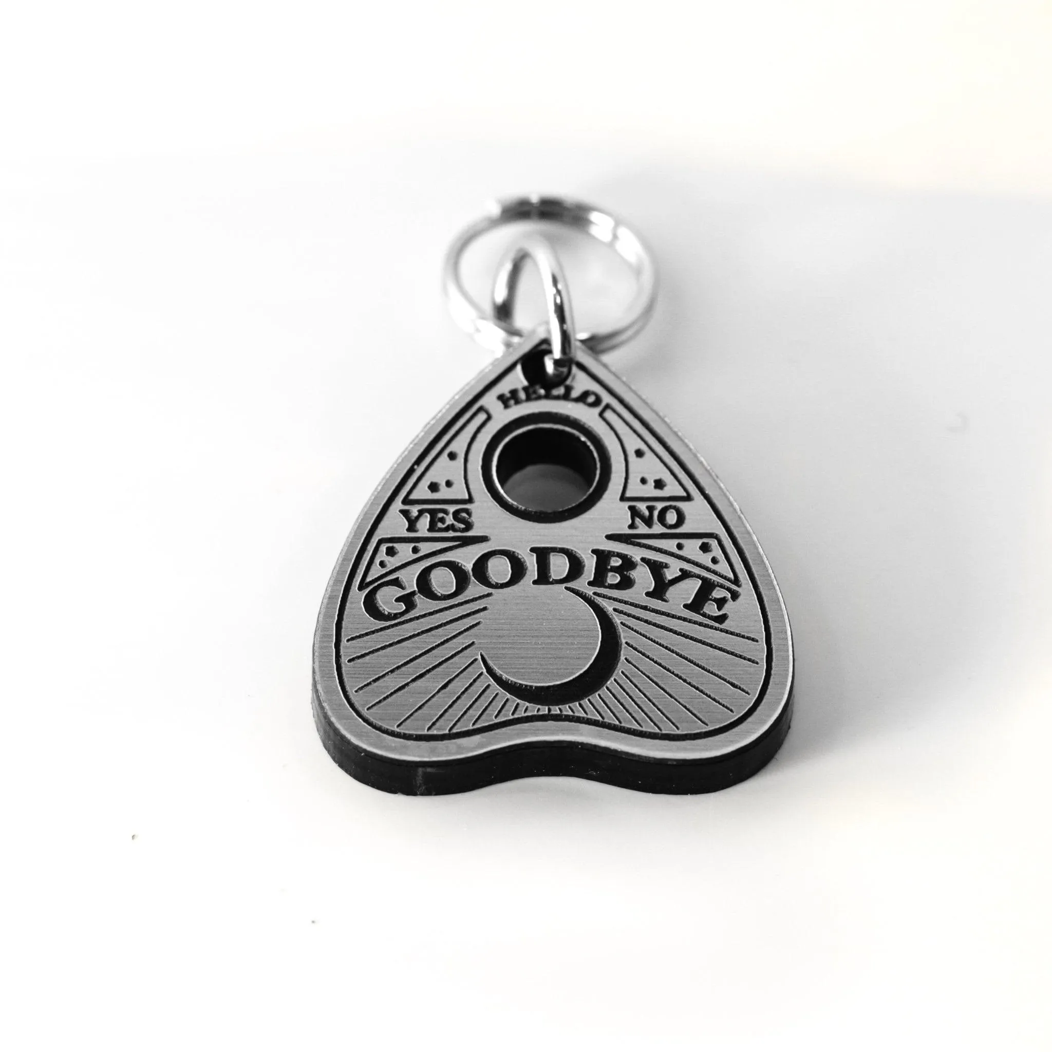 Ouija Personalized pet tag, Ouija Planchette, Personalized Pet ID Tag, Spirit Friendly, ID Tag and Dog ID Tag, Witch Pet Tag, Spooky Pet Tag