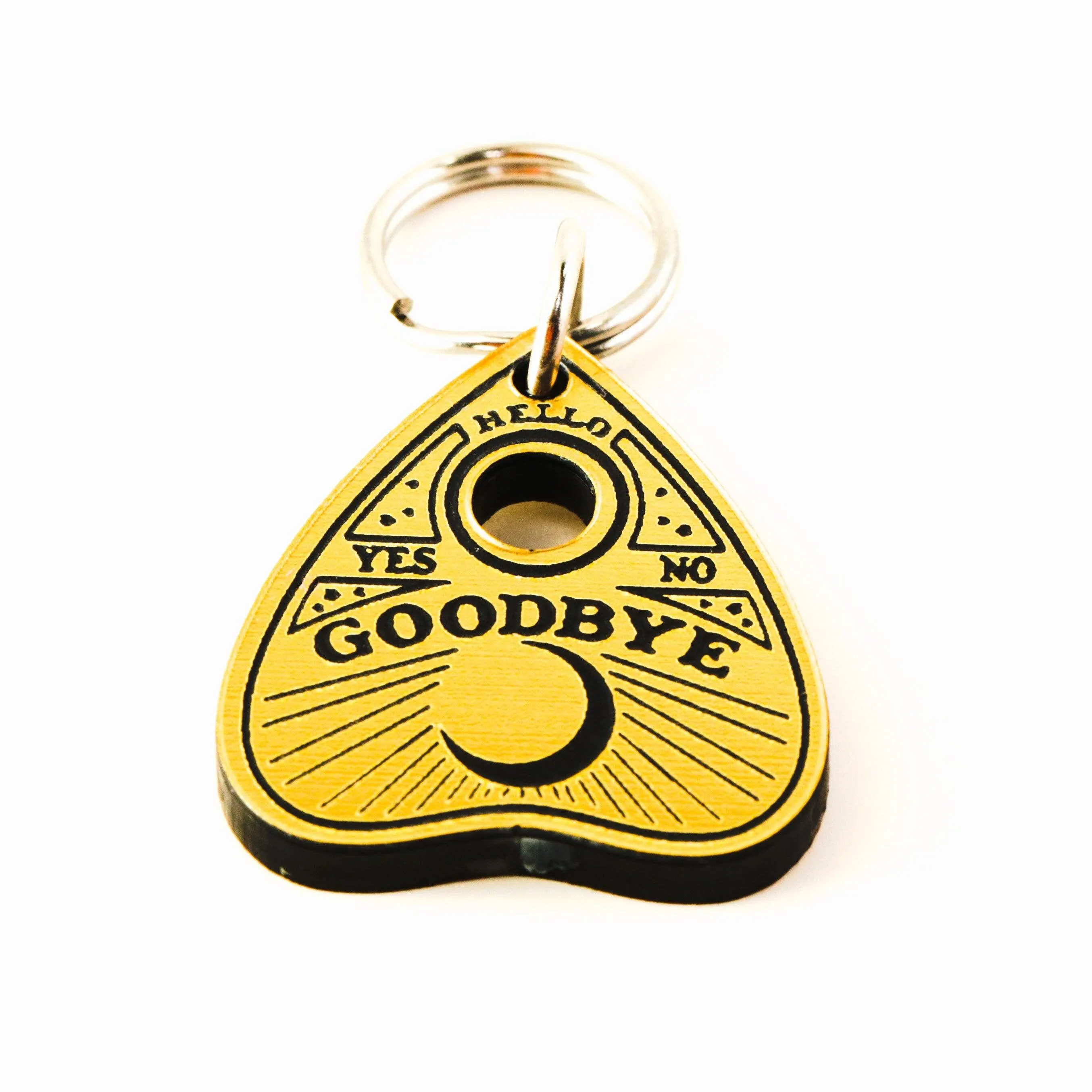 Ouija Personalized pet tag, Ouija Planchette, Personalized Pet ID Tag, Spirit Friendly, ID Tag and Dog ID Tag, Witch Pet Tag, Spooky Pet Tag