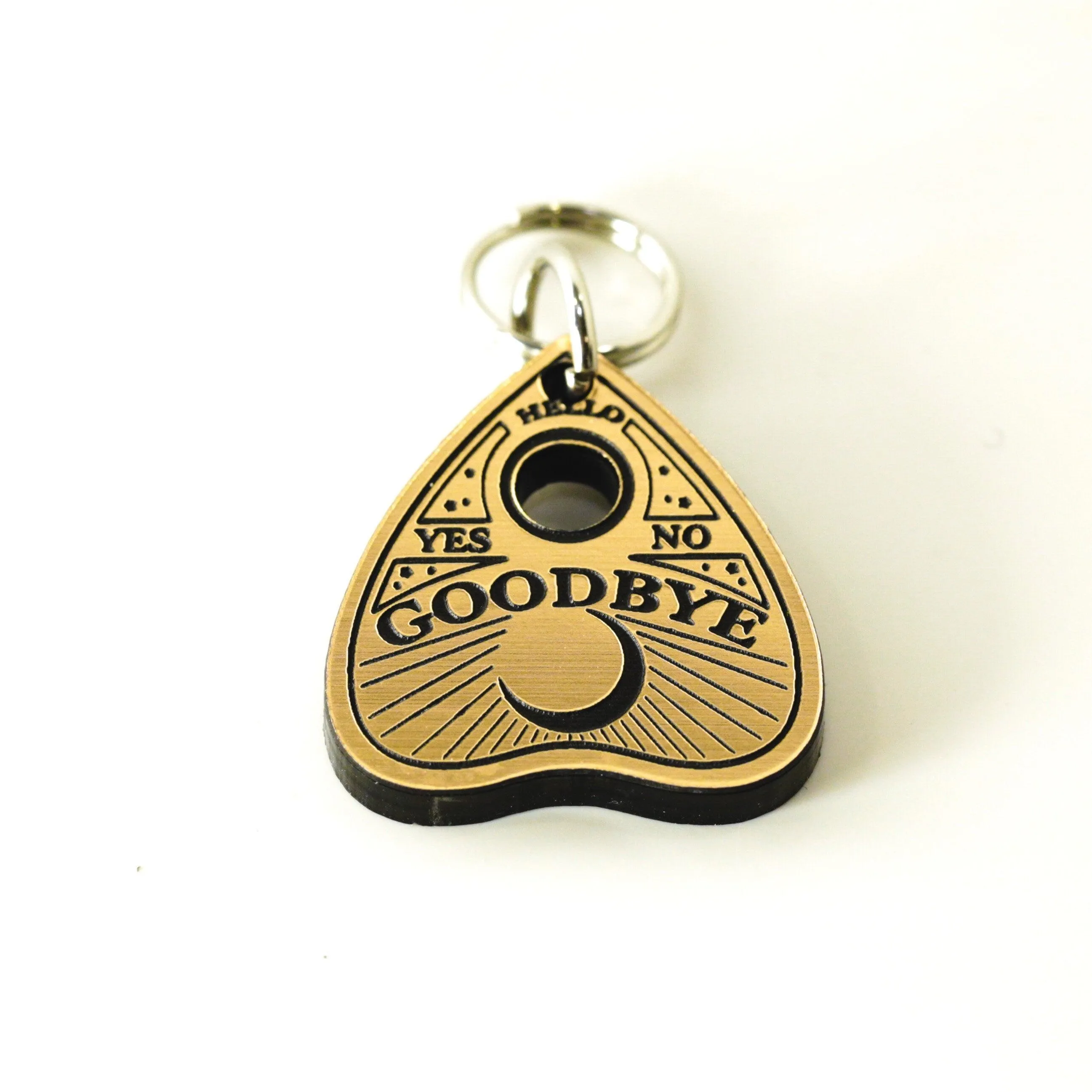 Ouija Personalized pet tag, Ouija Planchette, Personalized Pet ID Tag, Spirit Friendly, ID Tag and Dog ID Tag, Witch Pet Tag, Spooky Pet Tag