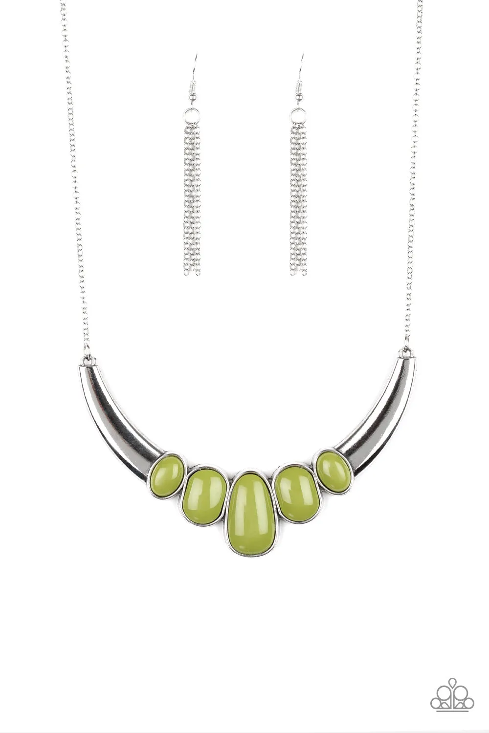 Paparazzi A BULL House Green Necklace