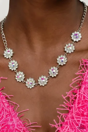 Paparazzi Blooming Brilliance Necklace Multi (Iridescent)