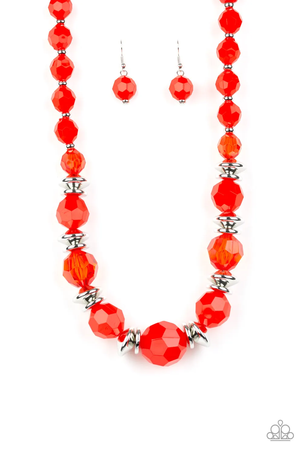 Paparazzi Dine and Dash Necklace Red