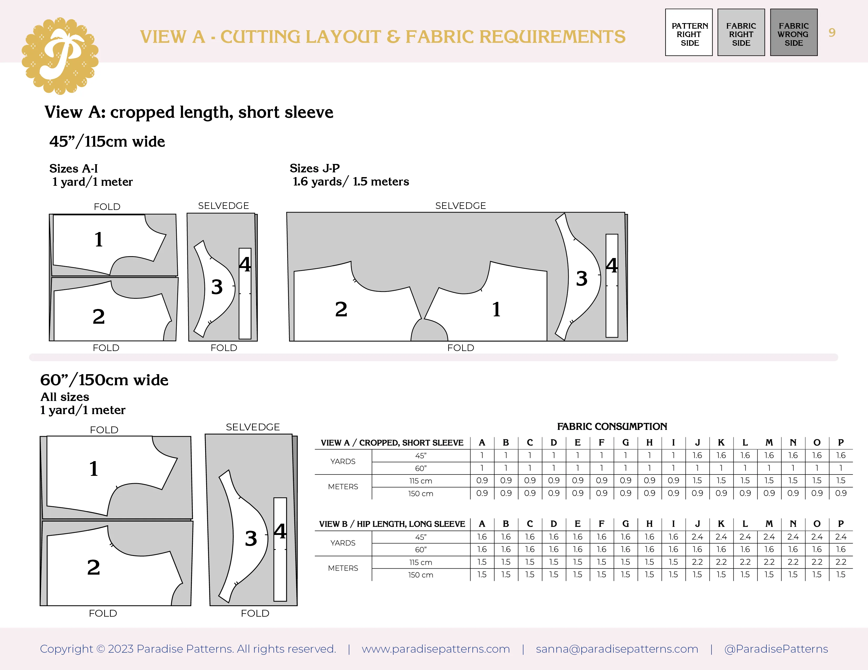 PDF Pattern - Honeygirl Tee | Paradise Patterns